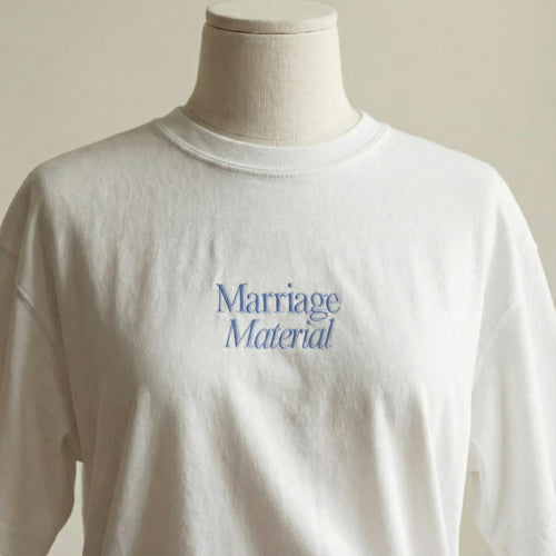 Embroidered Bride shirt for bachelorette gift, custom Mrs Tee engagement gift for bride, future Mrs