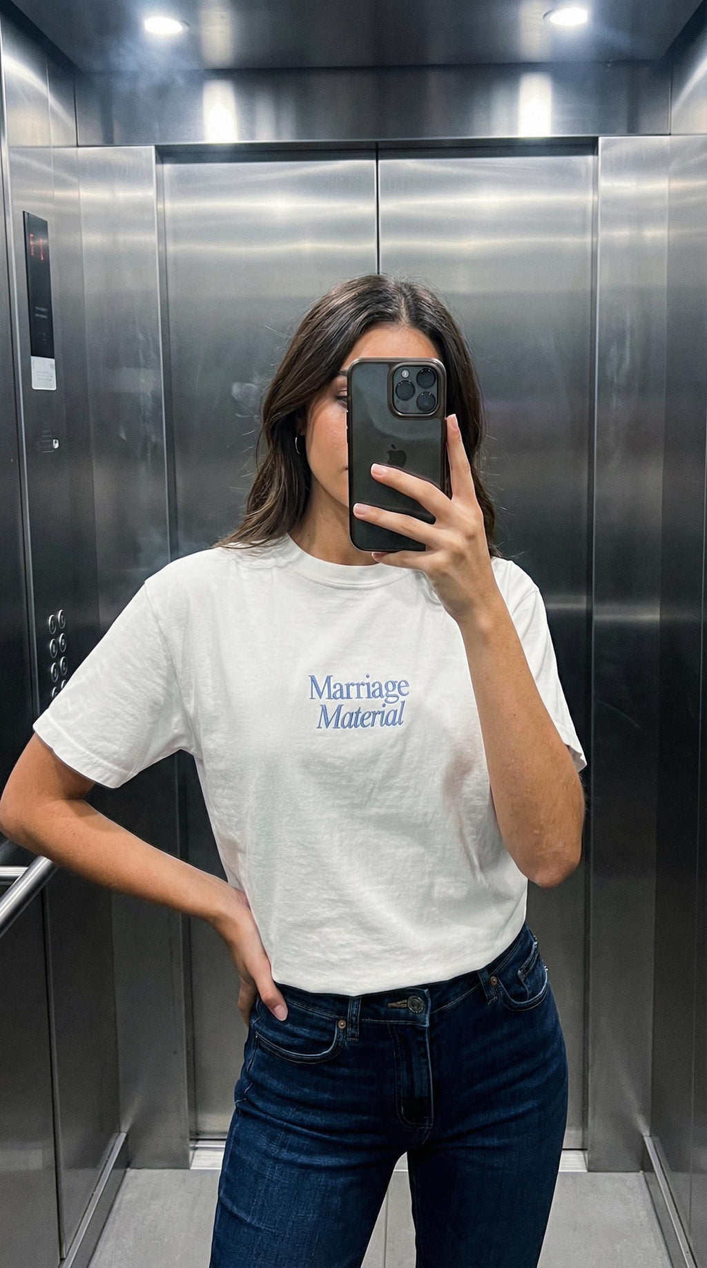 Embroidered Bride shirt for bachelorette gift, custom Mrs Tee engagement gift for bride, future Mrs