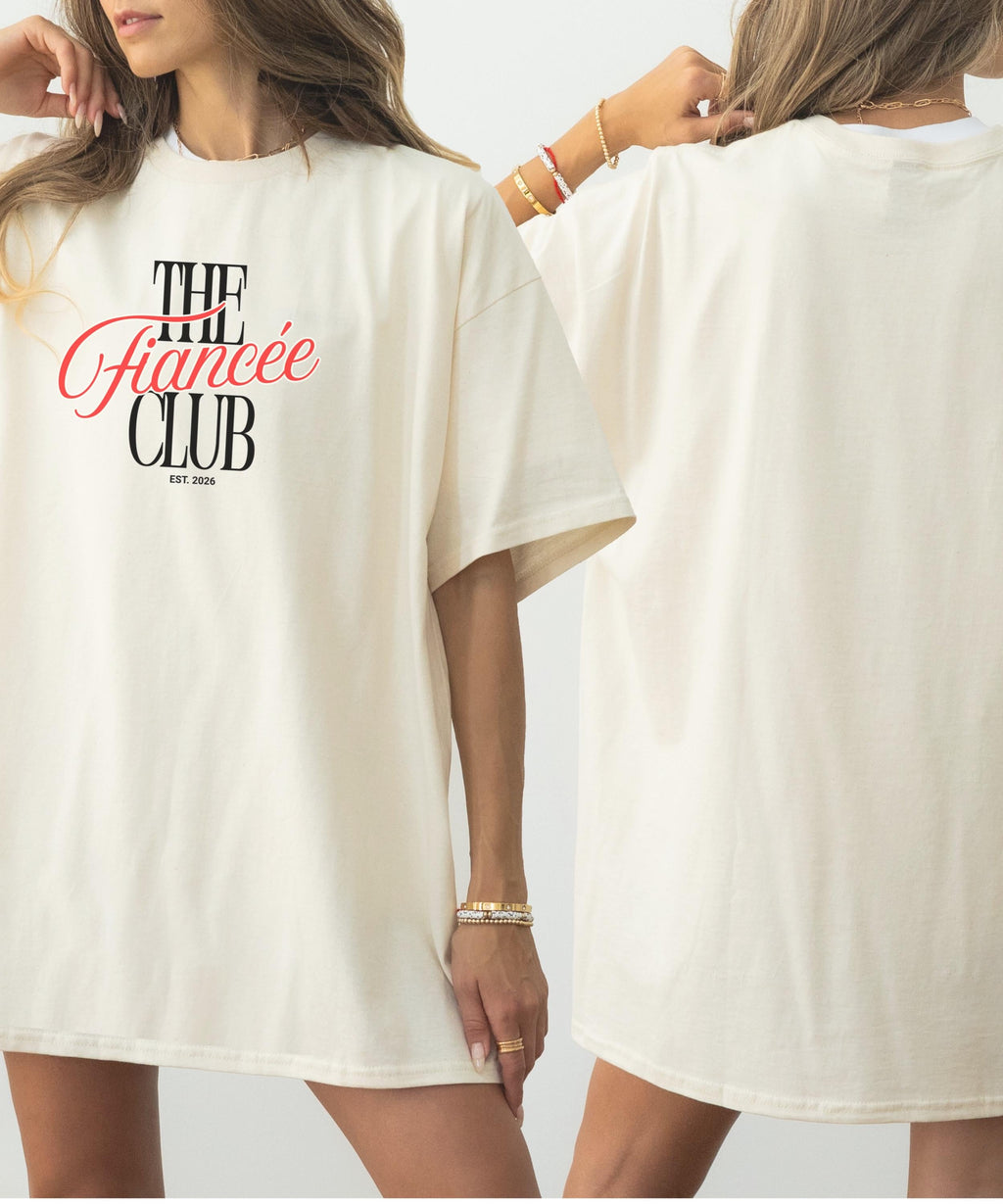 Fiancee shirt gift for Bride shirt Newly engaged fiance t-shirt Future Mrs personalised bridal era gifted