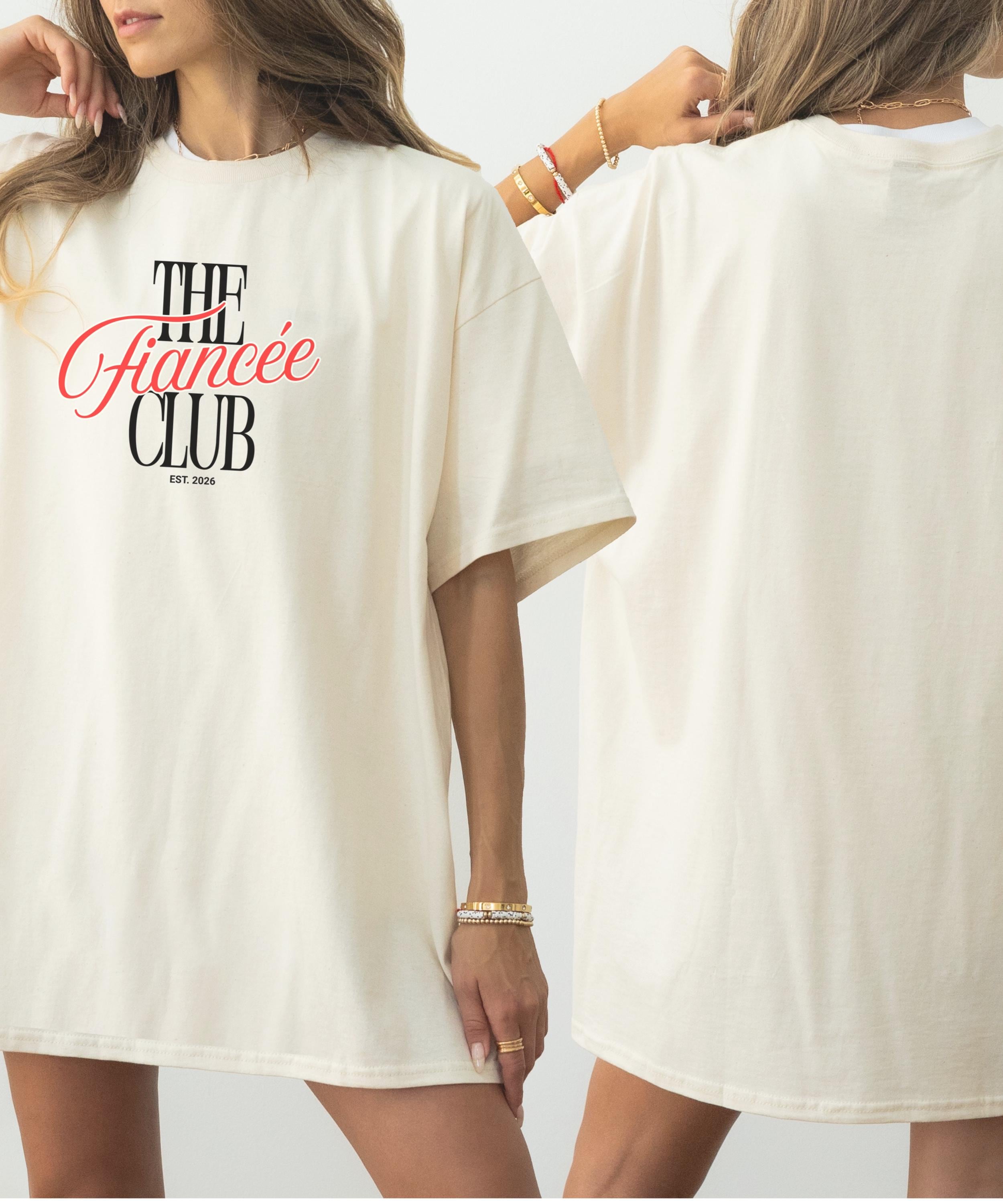 Fiancee shirt gift for Bride shirt Newly engaged fiance t-shirt Future Mrs personalised bridal era gifted