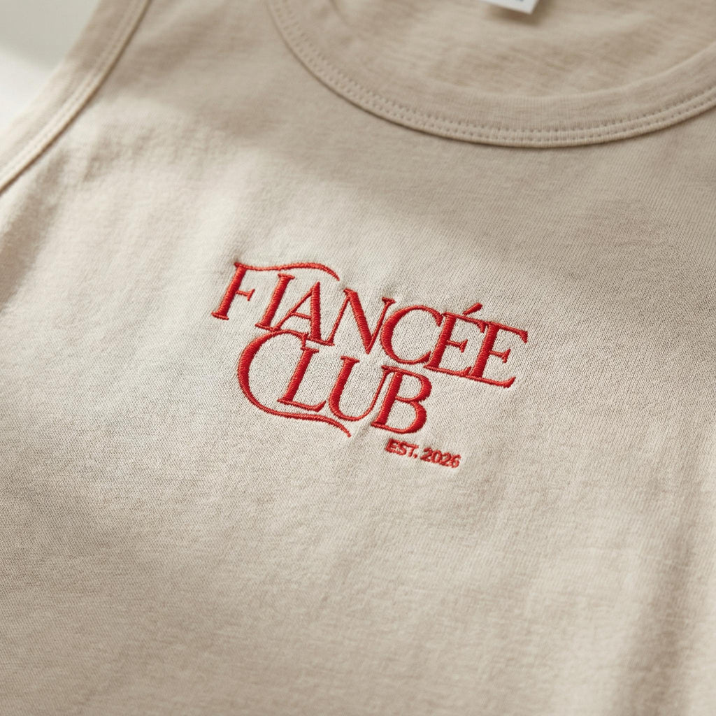 Bride Tops - Embroidered Fiancee t shirt – Personalised Bride shirt Gift – Wedding Morning Pyjama Top, Bride To Be Clothing