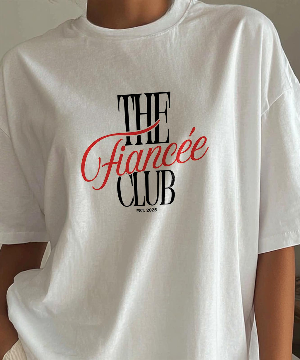 Fiancee shirt gift for Bride shirt Newly engaged fiance t-shirt Future Mrs personalised bridal era gifted