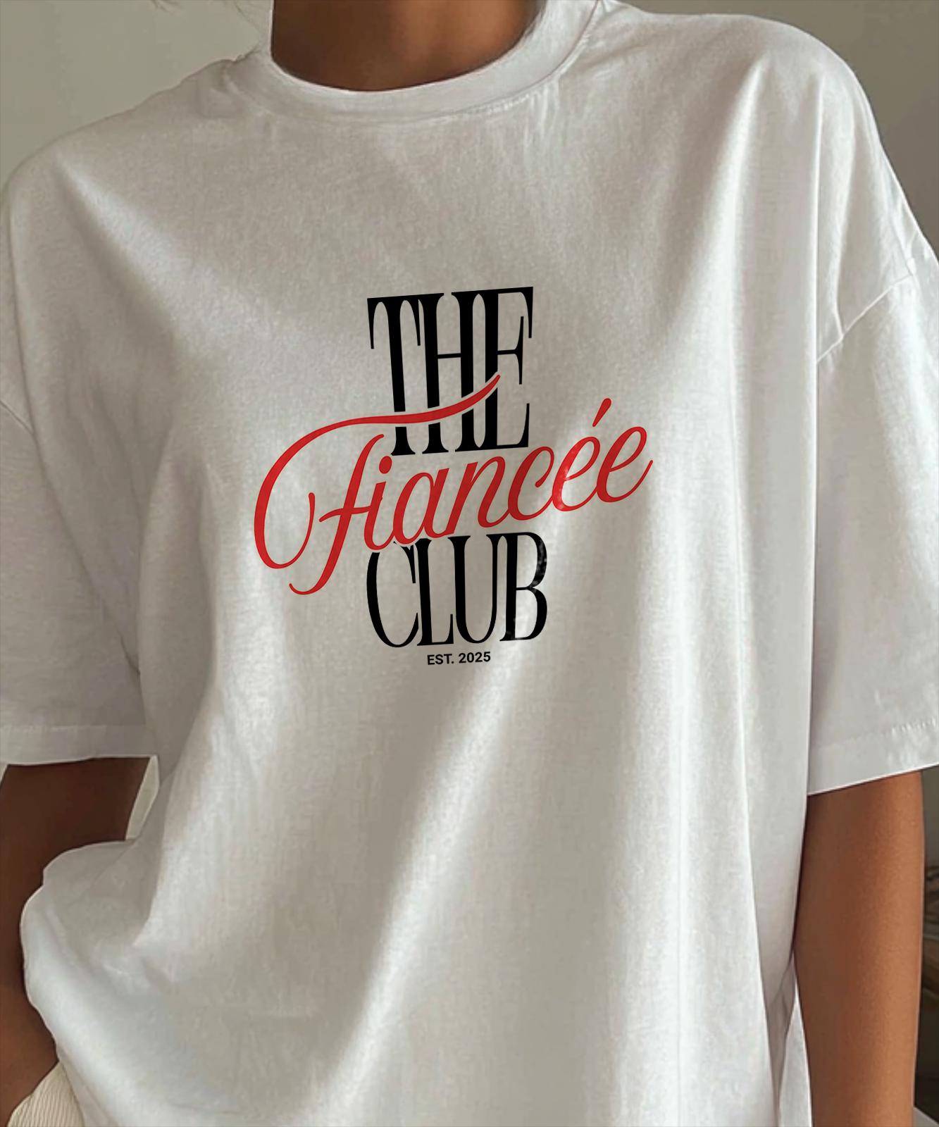 Fiancee shirt gift for Bride shirt Newly engaged fiance t-shirt Future Mrs personalised bridal era gifted