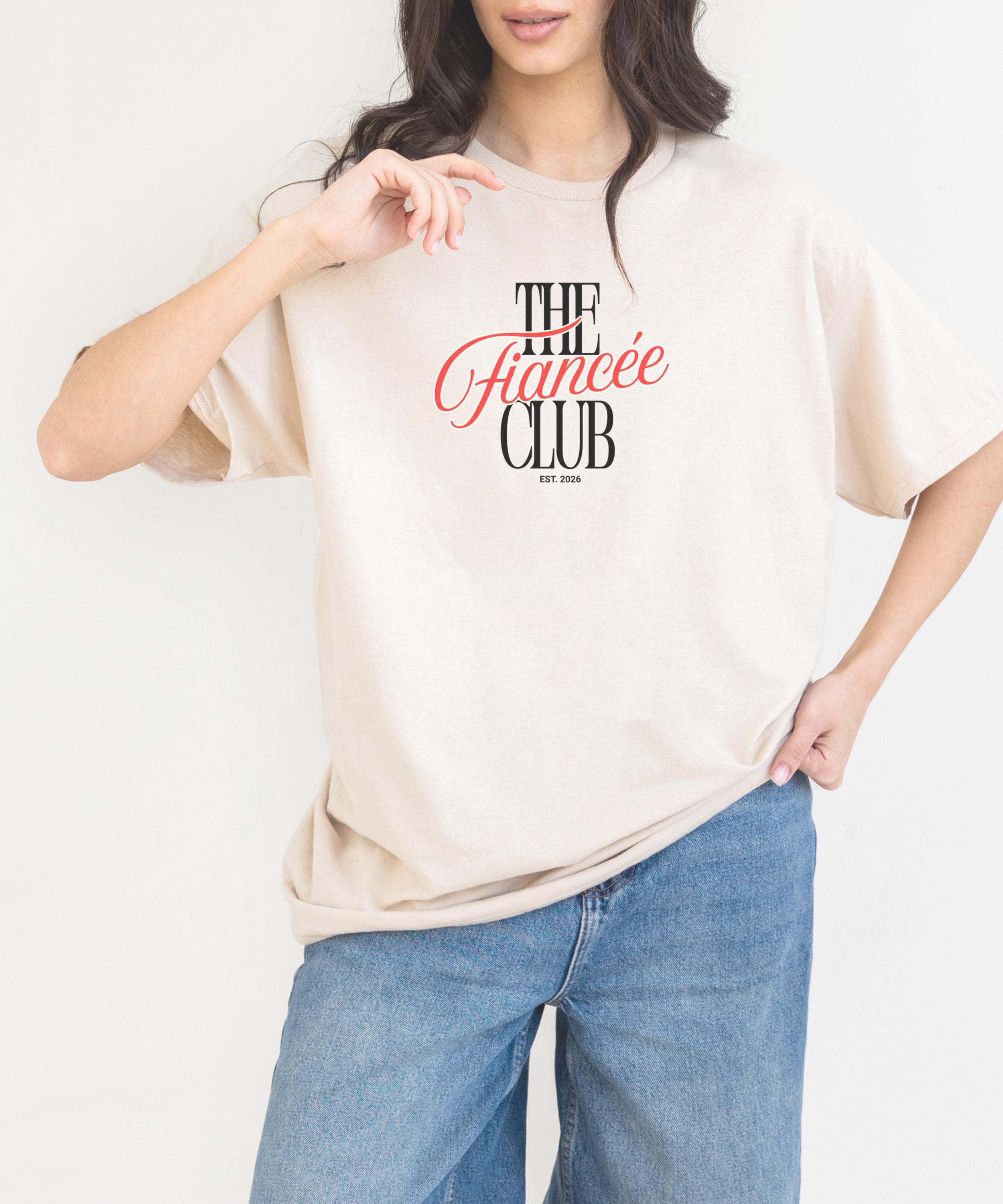 Fiancee shirt gift for Bride shirt Newly engaged fiance t-shirt Future Mrs personalised bridal era gifted