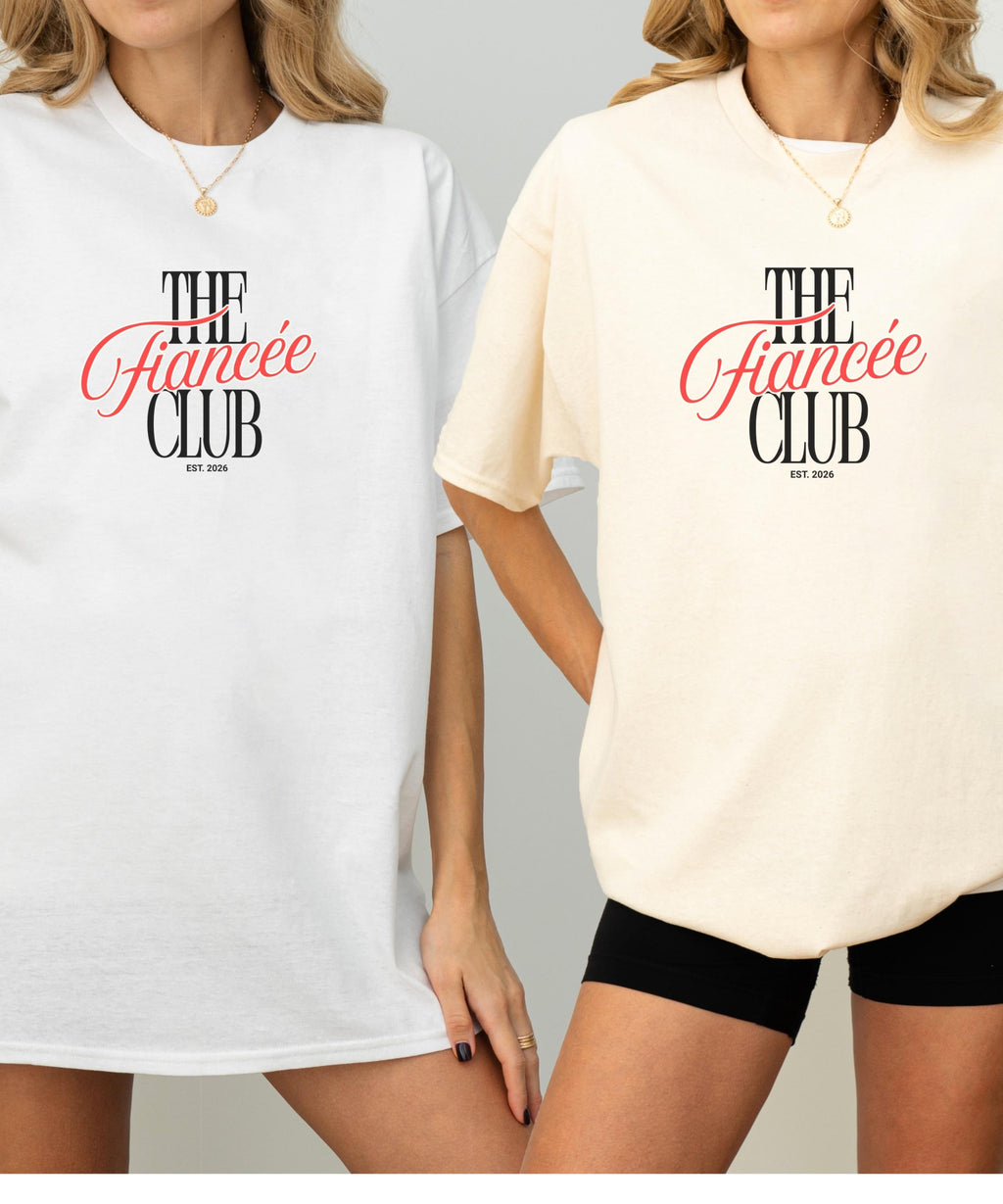 Fiancee shirt gift for Bride shirt Newly engaged fiance t-shirt Future Mrs personalised bridal era gifted
