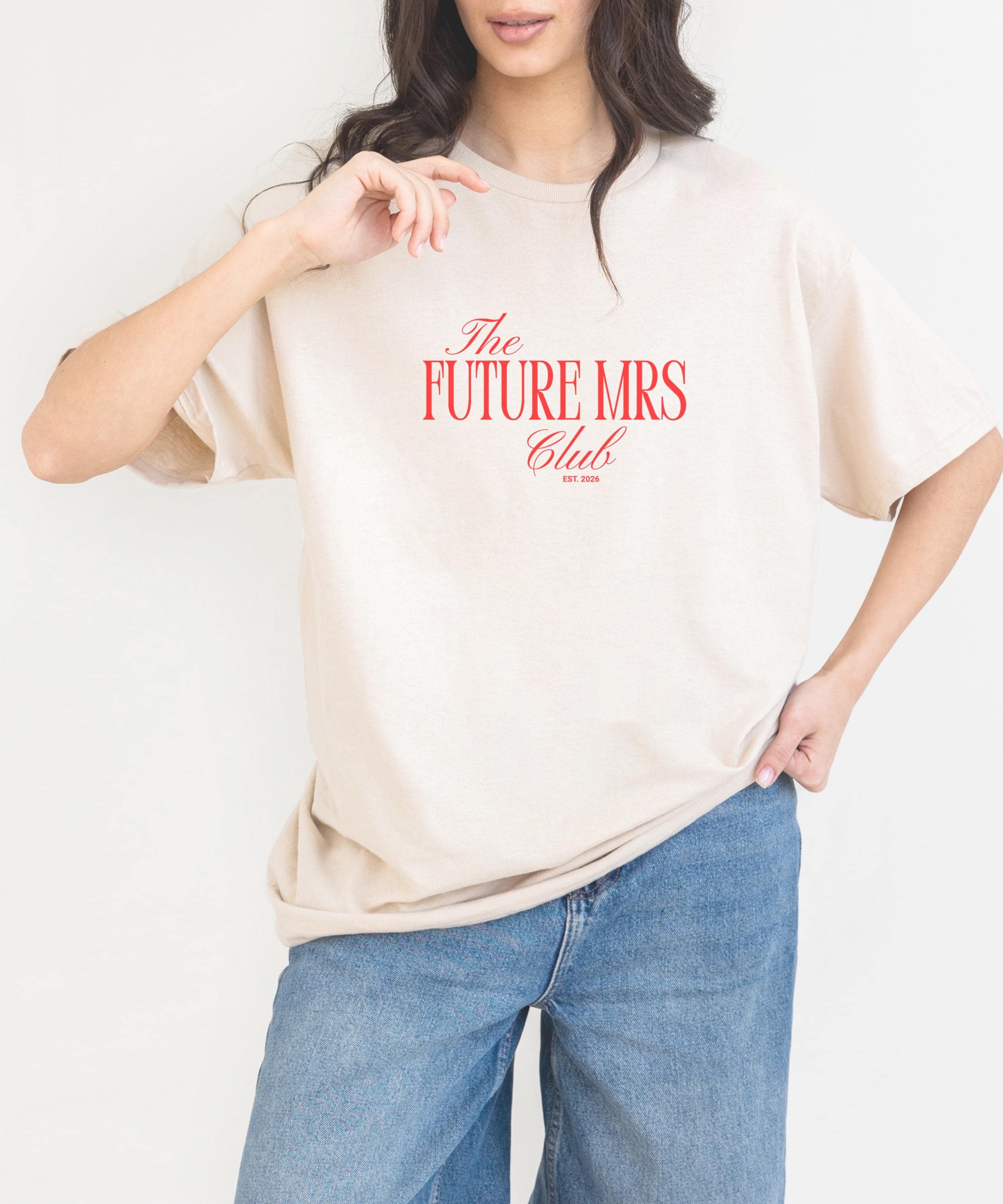 future mrs tshirt personalised t-shirt for Bride Shirt newly engaged gift for fiancee friend small present